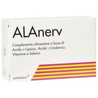 Alanerv, Nahrungsergänzungsmittel für das Nervensystem, 20 Weichkapseln, Alfasigma