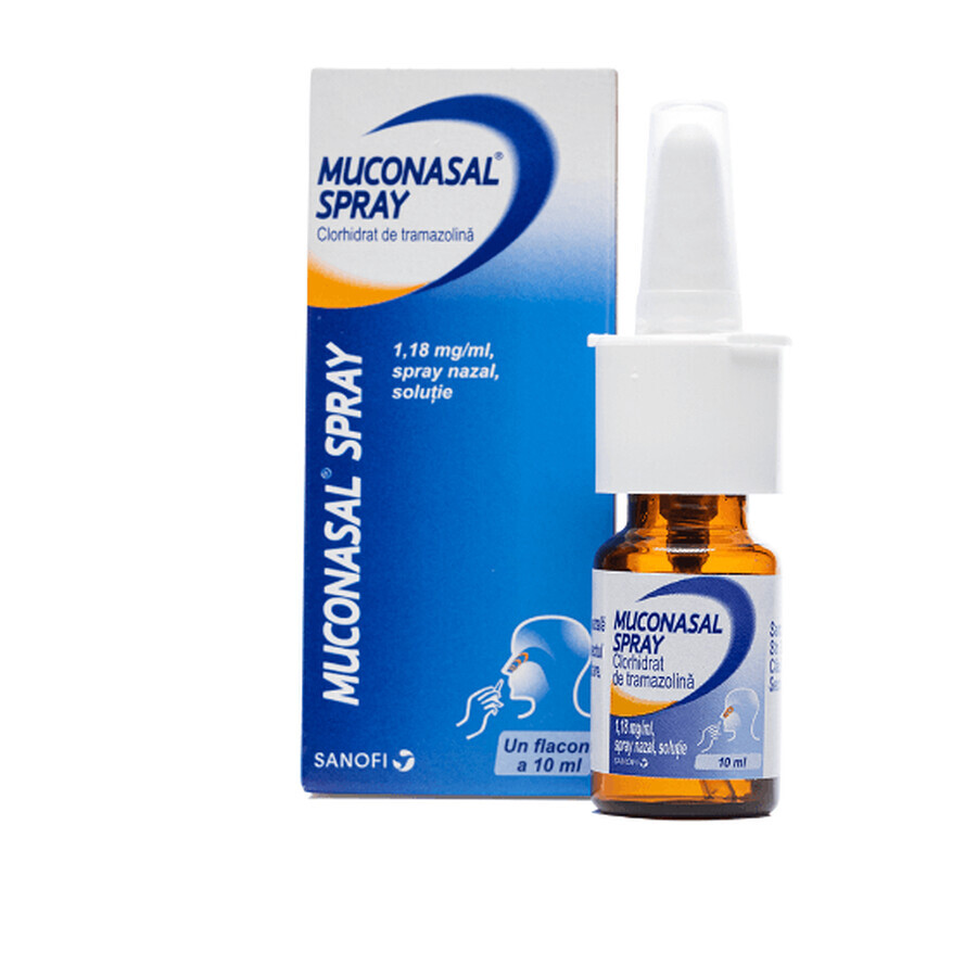 Muconasal spray 1,18 mg, 10 ml,  spray nazal, soluţie, Sanofi