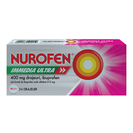 Nurofen Immedia Ultra 400 mg, 24 Packungen, Rockitt Benckiser Healthcare
