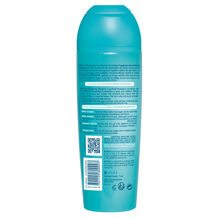 Bioderma ABCDerm Shampoo für Kinder, 200 ml