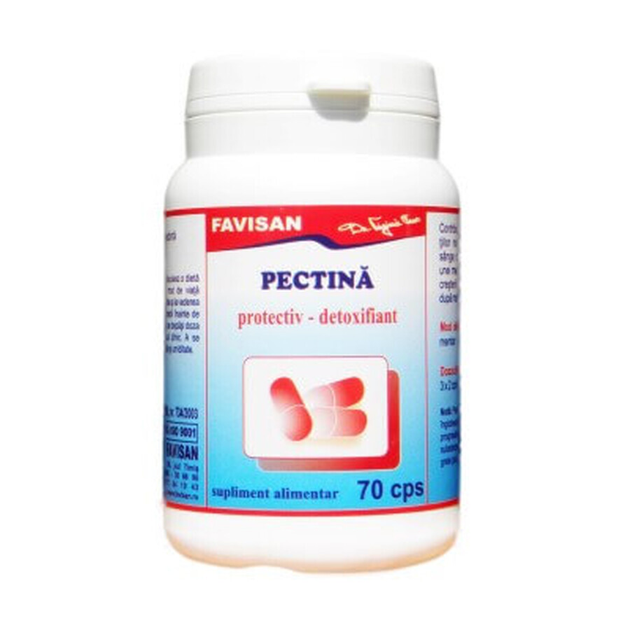 Pectină, 70 capsule, Favisan