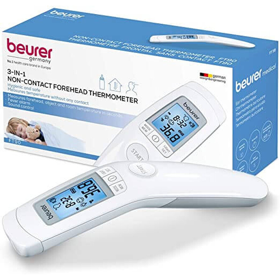 Berührungsloses medizinisches Thermometer, FT90, Beurer