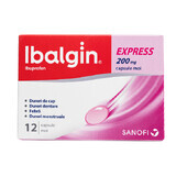 Ibalgin Express 200 mg, 12 capsule, Sanofi