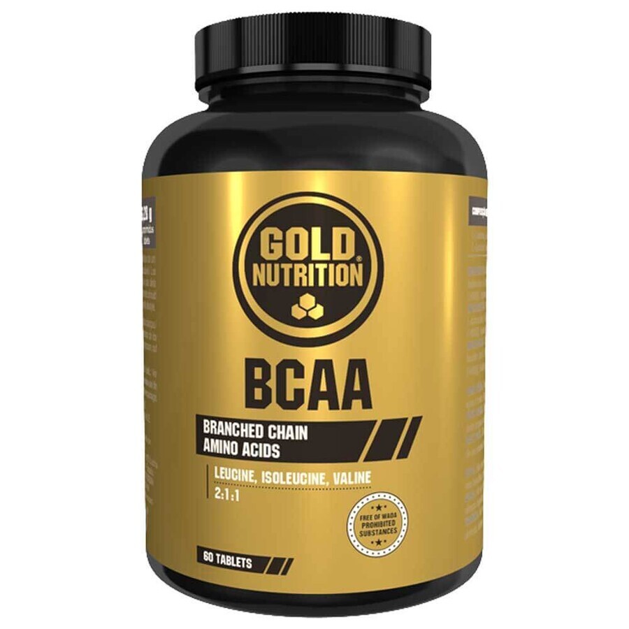 BCAA, 60 tablete, Gold Nutrition