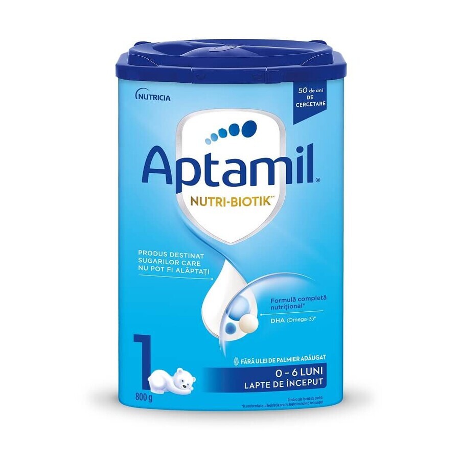 Nutri-Biotik 1 Milchpulver-Nahrung, 0-6 Monate, Aptamil, 800 g Bewertungen
