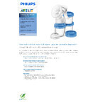 Pompa manuala si 3 recipiente de stocare, SCF330/13, Philips Avent