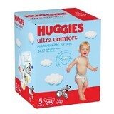 Scutece Boy Ultra Comfort Nr. 5, 12 -22 Kg, 84 bucăți, Huggies