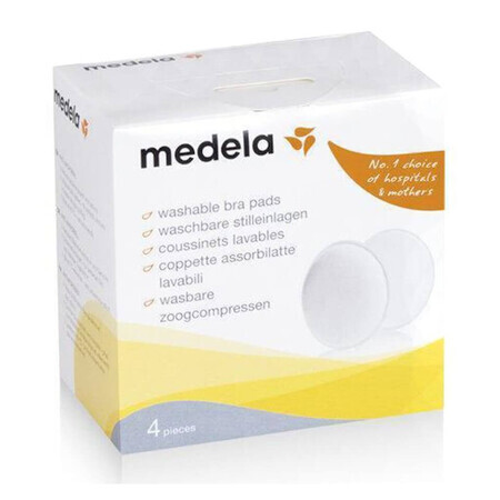 Auslaufsichere Stilleinlagen, 4 Stück, Medela