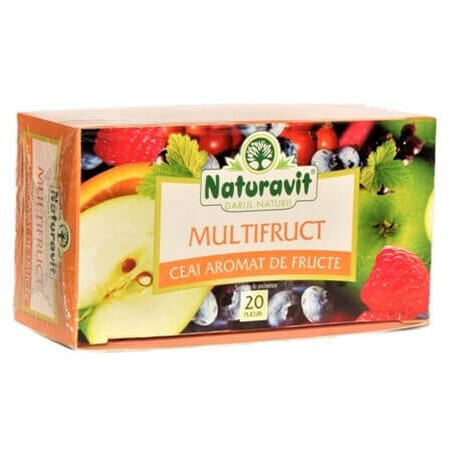 Ceai multifruct, 20 plicuri, Naturavit