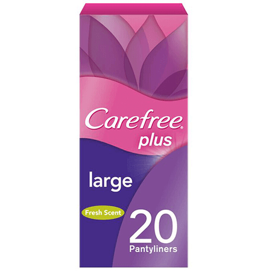 Absorbante Pantyliners Large Fresh Carefree, 20 bucati, Johnson&Johnson