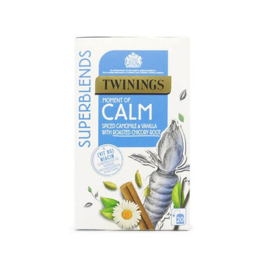 Superblends Moment of Calm Kräutertee, 18 Portionsbeutel, Twinings