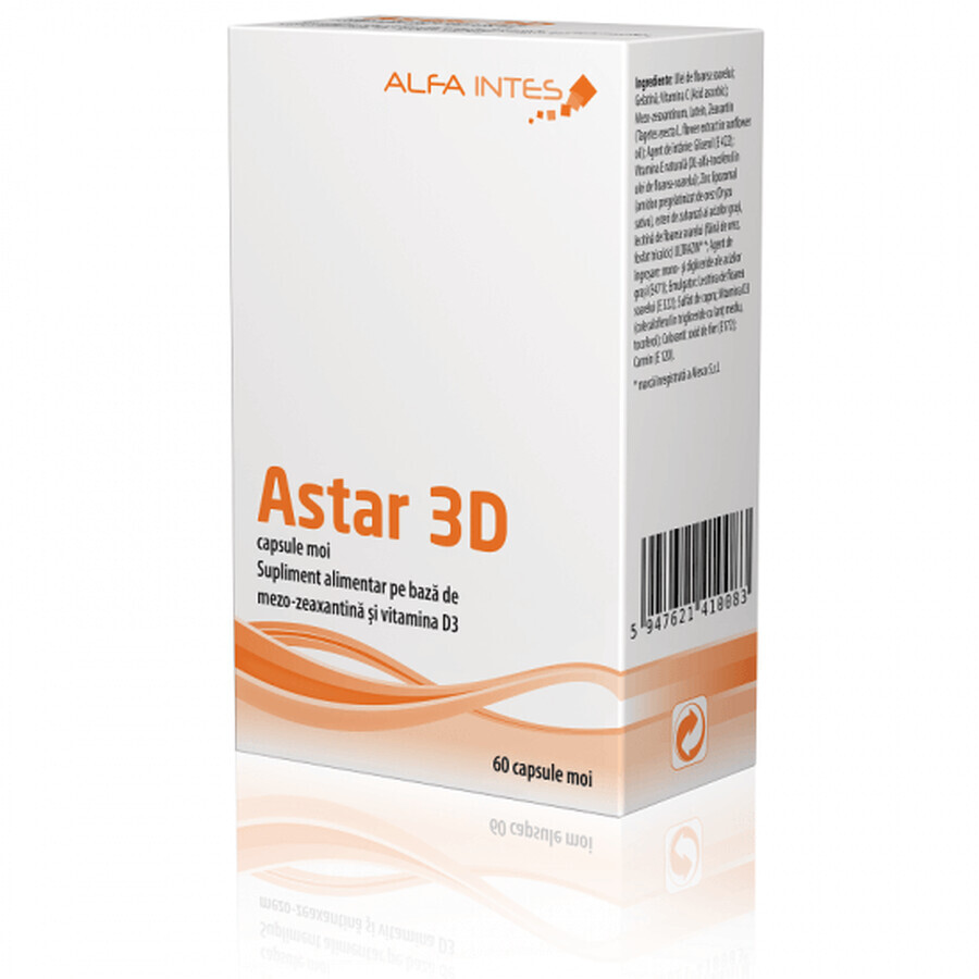 Astar 3D, 60 Kapseln, Alfa Intens