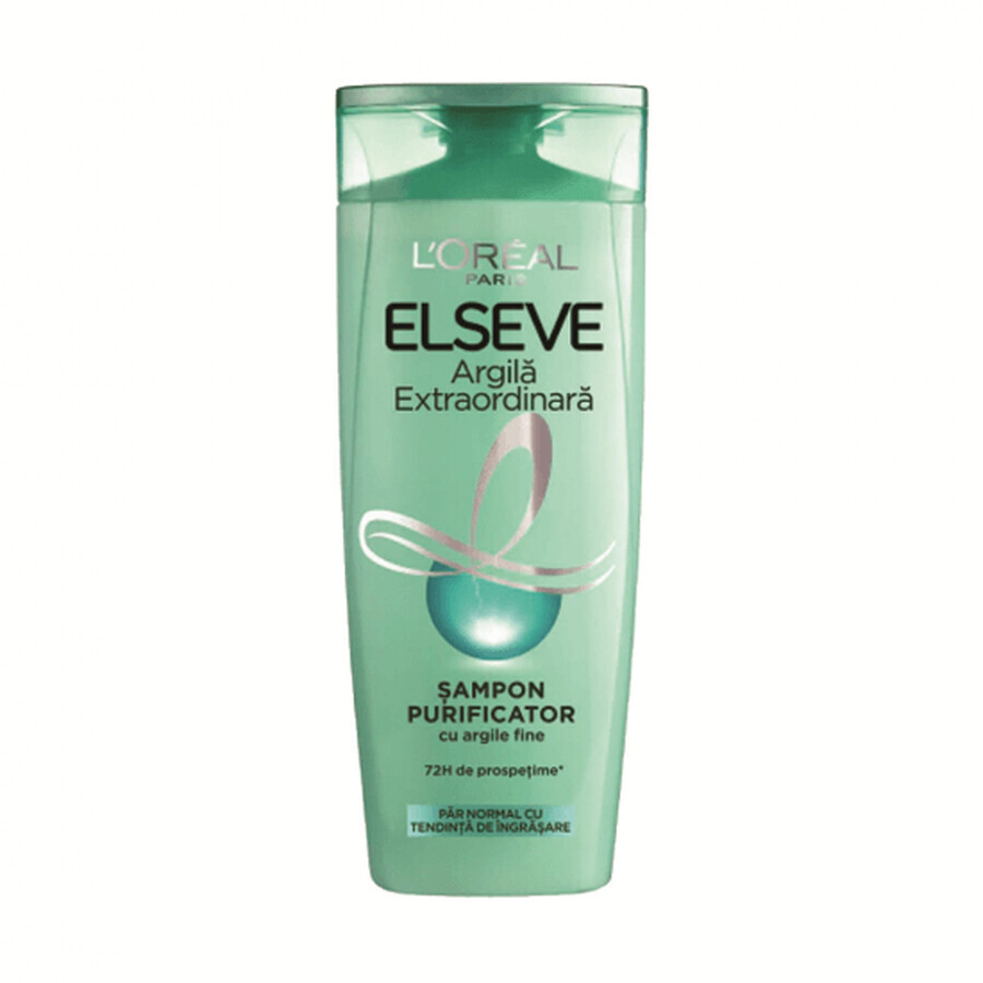 Reinigendes Shampoo für normales, zum Ergrauen neigendes Haar Extraordinary Clay, 250 ml, Elseve