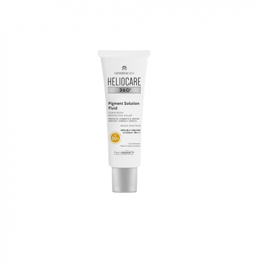 Fluid protectie solara SPF50+ Heliocare 360º Pigment Solution, 50 ml, Cantabria Bewertungen