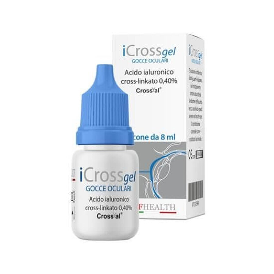 iCross gel solutie oftalmica lubrifianta, 8 ml, Off Italia recenzii