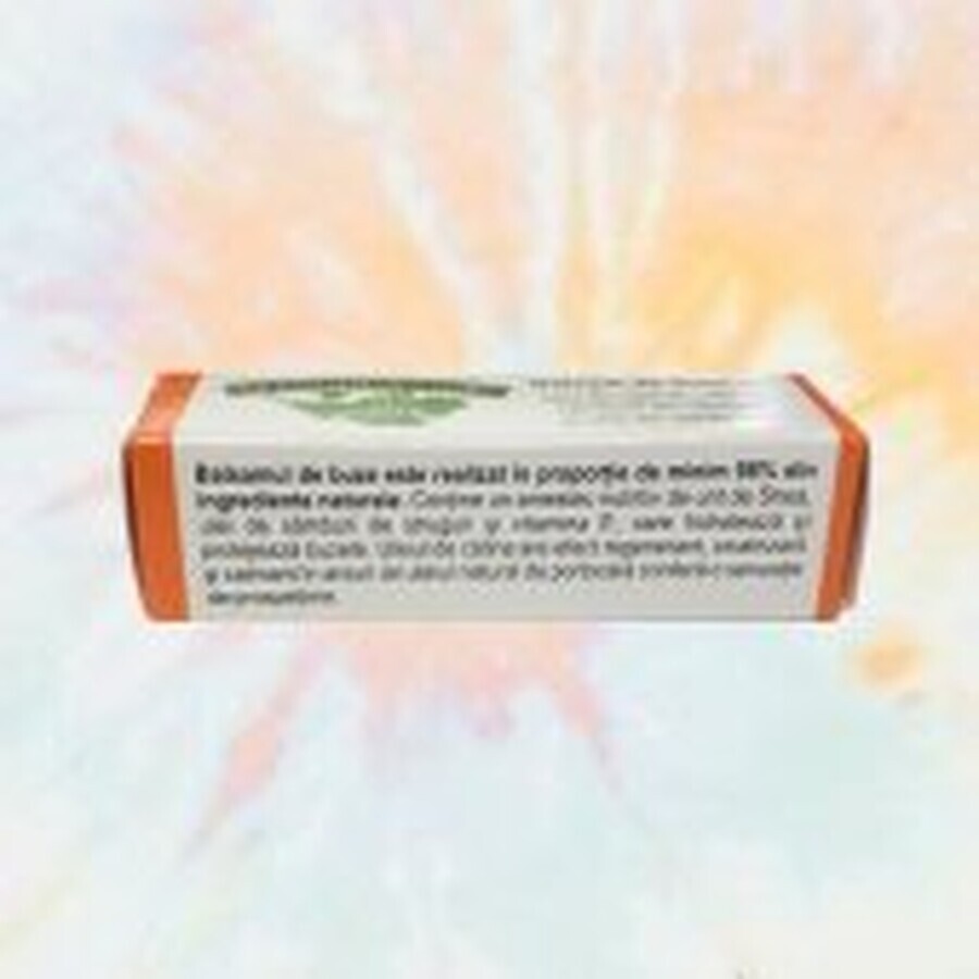 Balsam de buze cu ulei de catina, samburi de struguri si portocale 4.8 g, Verre de Nature