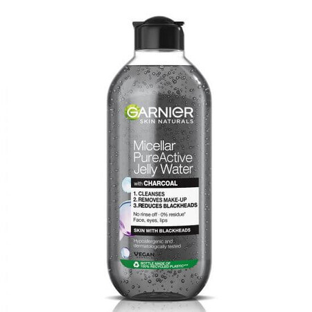 Skin Naturals Salicylsäure und Aktivkohle angereichertes Gel Mizellenwasser, 400 ml, Garnier