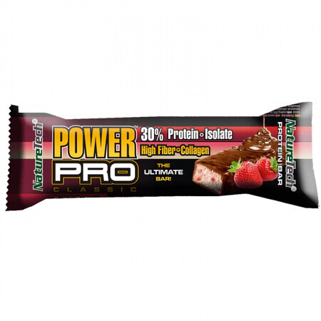 Power Pro Erdbeer- und Schokoladen-Energieriegel, 80g, Nature Tech