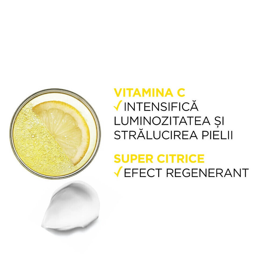 Crema de zi iluminatoare imbogatita cu vitamina C Skin Active, 50 ml, Garnier