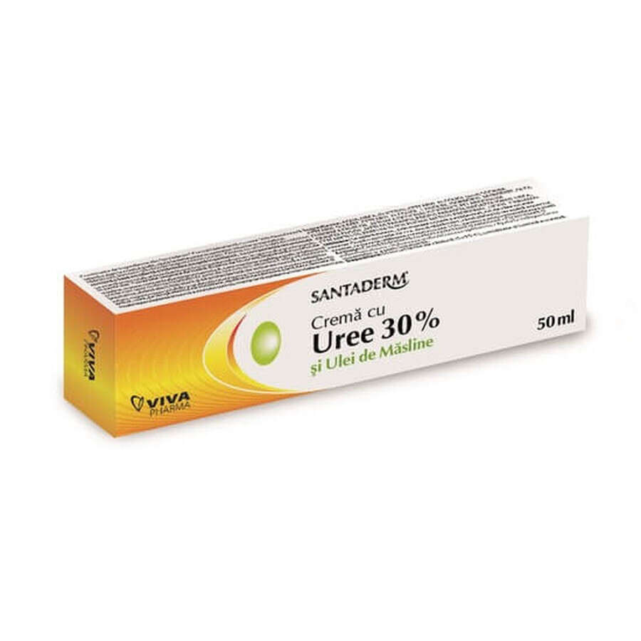 Creme mit Urea 30% und Olivenöl Santaderm, 50 ml, Vitalia Bewertungen