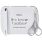 Set forfecuta si penseta pentru ingrijirea sprancenelor The Brow Toolbox, West Barn