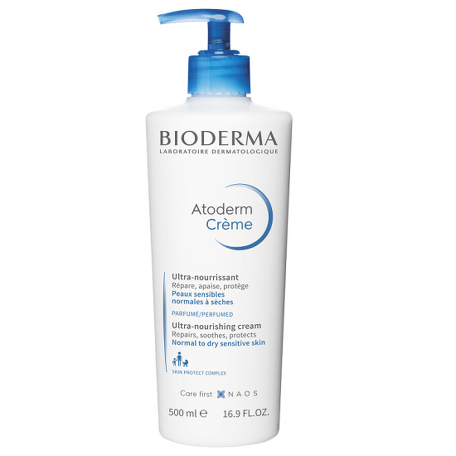 Bioderma Atoderm Duftende Creme, 500 ml