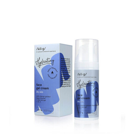 Gel-crema intens hidratant pentru ten uscat, Kilig Hydrating, 50 ml