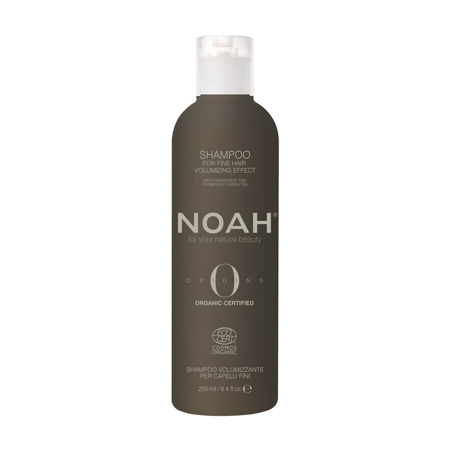 Sampon BIO volumizant cu extract de grapefruit si ceai verde pentru par subtire, Noah, 250 ml