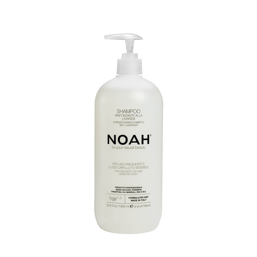 Sampon natural fortifiant cu lavanda pentru uz frecvent si scalp sensibil (1.3), Noah, 1000 ml