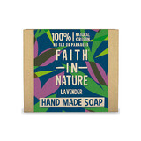 Sapun natural solid cu Lavanda, Faith in Nature, 100 gr