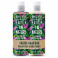 Set Sampon &amp; Balsam cu Lavanda si Muscata, par normal sau uscat, Faith in Nature, 2 x 400 ml 