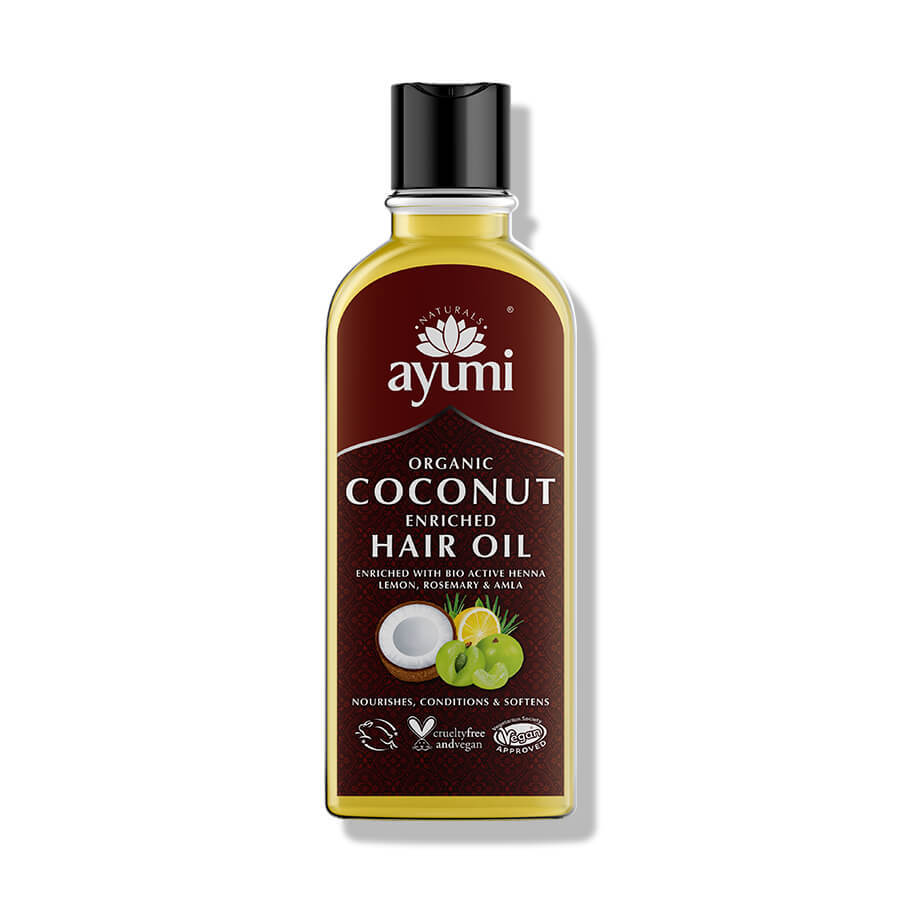 Ulei organic de cocos, cu ingrediente active, Ayumi, 150ml