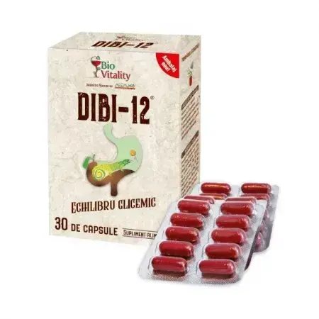 Dibi-12, fördert die Blutzuckerregulierung, 30 Kapseln, Bio Vitality