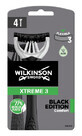 Wilkinson Aparat de ras xtreme 3 black edition, 4 buc