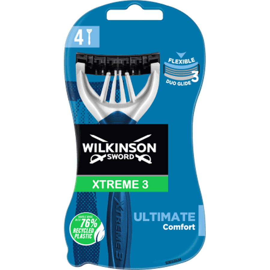 Wilkinson xtreme 3 ultimative Rasiermesser, 4 Stück