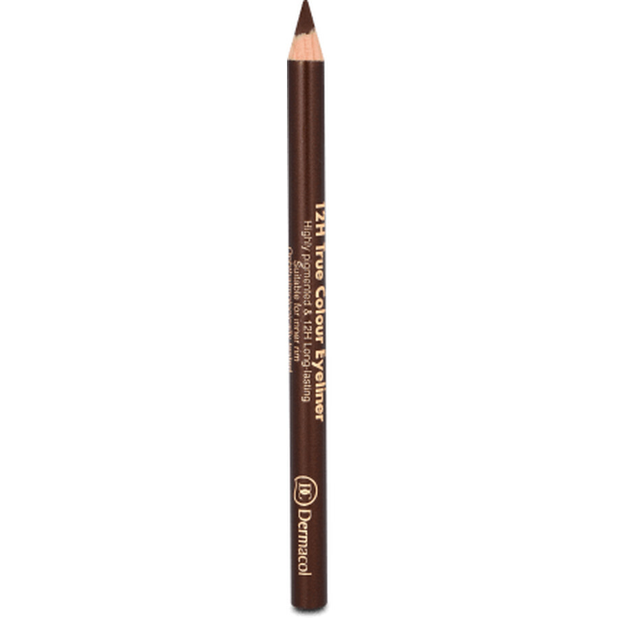 Dermacol 12H True Colour creion de ochi 6 Dark brown, 0,28 g
