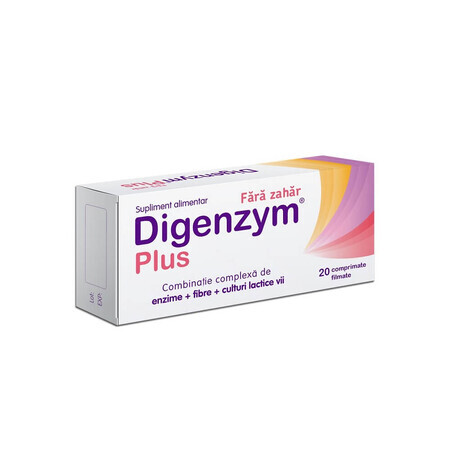 Digenzym Plus ohne Zucker, 20 Tabletten, Labormed