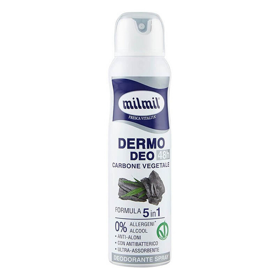 Deodorant spray Carbon Vegetal, 150 ml, Mil Mil