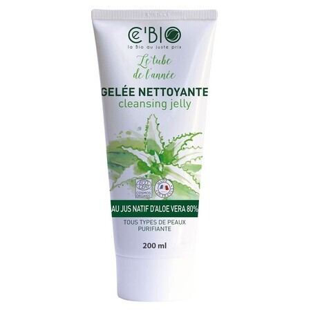 Gel de curatare organic cu aloe vera, 200 ml, Ce'Bio