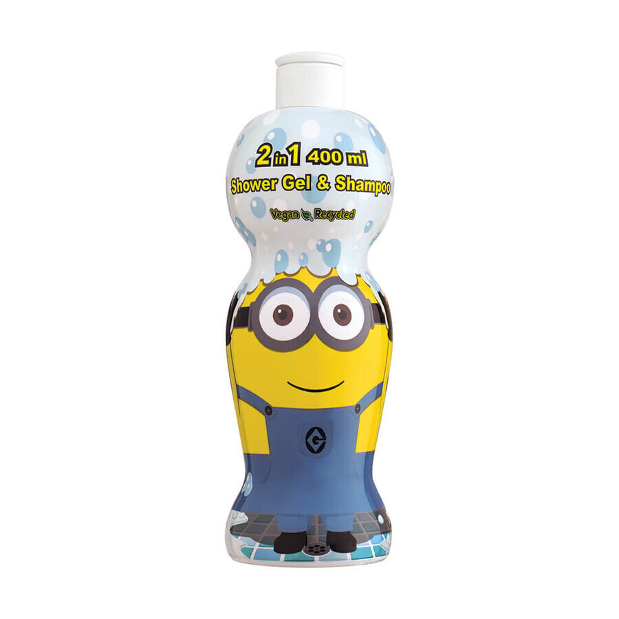 Minions Duschgel und Shampoo, 400 ml, Air Val