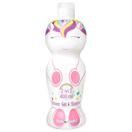 Einhorn Duschgel und Shampoo, 400 ml, Air Val