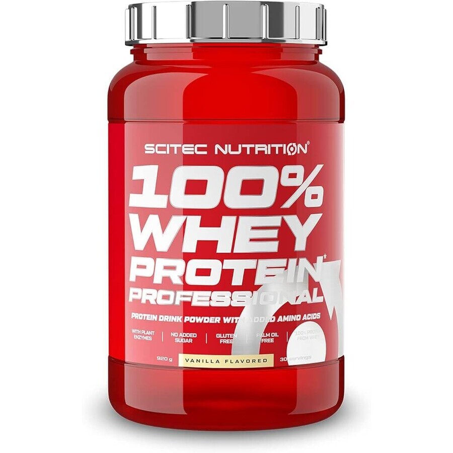100% Whey Protein Professional Vanilla, 920 g, Scitec Nutrition