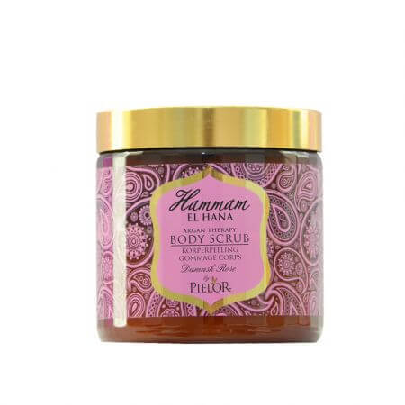 Damaszener Rose Peeling Körpercreme, 500 ml, Pielor Hammam