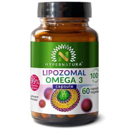 Lipozomales veganes Omega 3, 60 Kapseln, Hypernatura