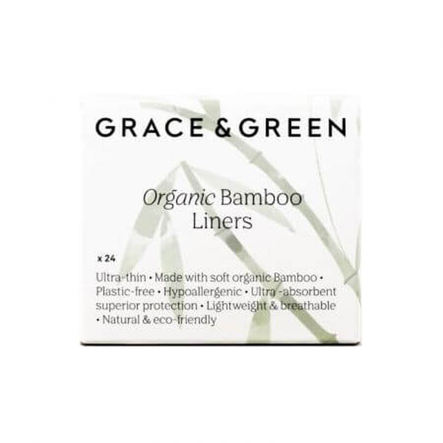 Bio-Bambus-Slip-Protector, 24 Stück, Grace and Green