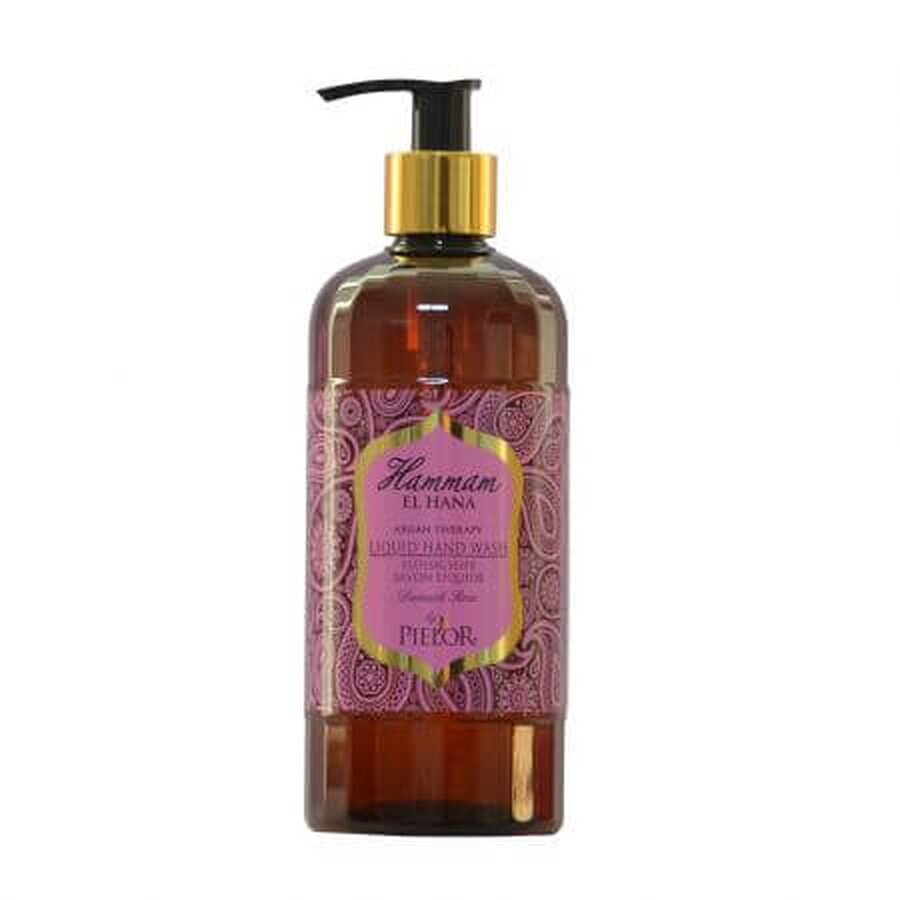 Sapun lichid pentru maini Damask Rose, 400 ml, Pielor Hammam