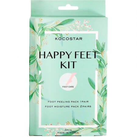 Foot Moisture Pack Fußmasken-Set, 3 Stück, Kocostar