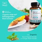 Complesso di Ashwagandha Ultimate KSM-66 biologico, 60 capsule, Miravvi