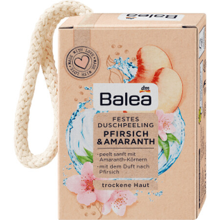 Balea Gel de duș solid exfoliant piersici, 100 g