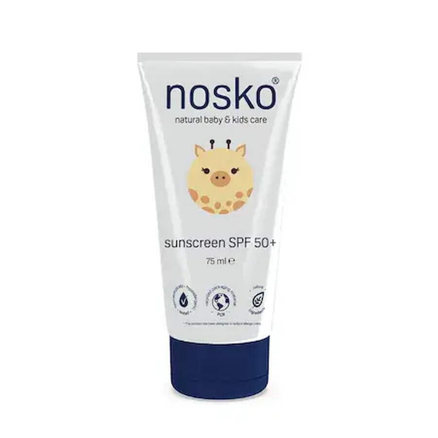 Crema pentru copii cu protectie solara SPF50+ Nosko, 75 ml